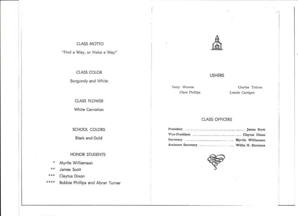 Page 3 of the 1968 commencement program.